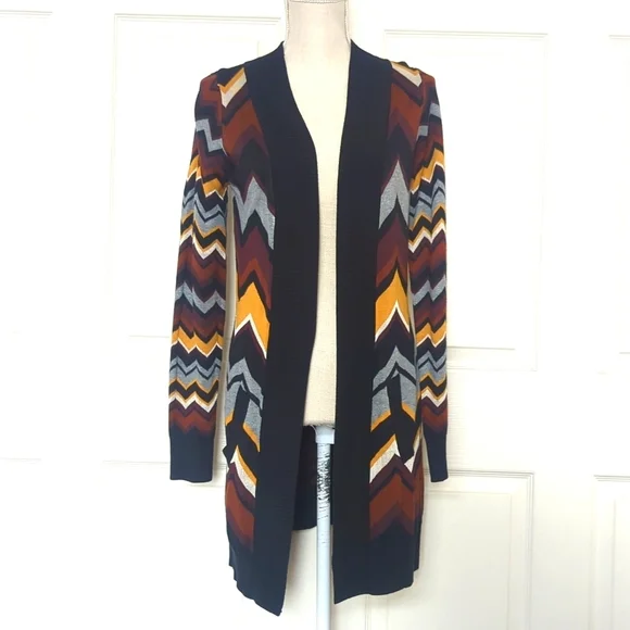 Missoni Open Front Zig Zag Cardigan - Picture 4 of 9